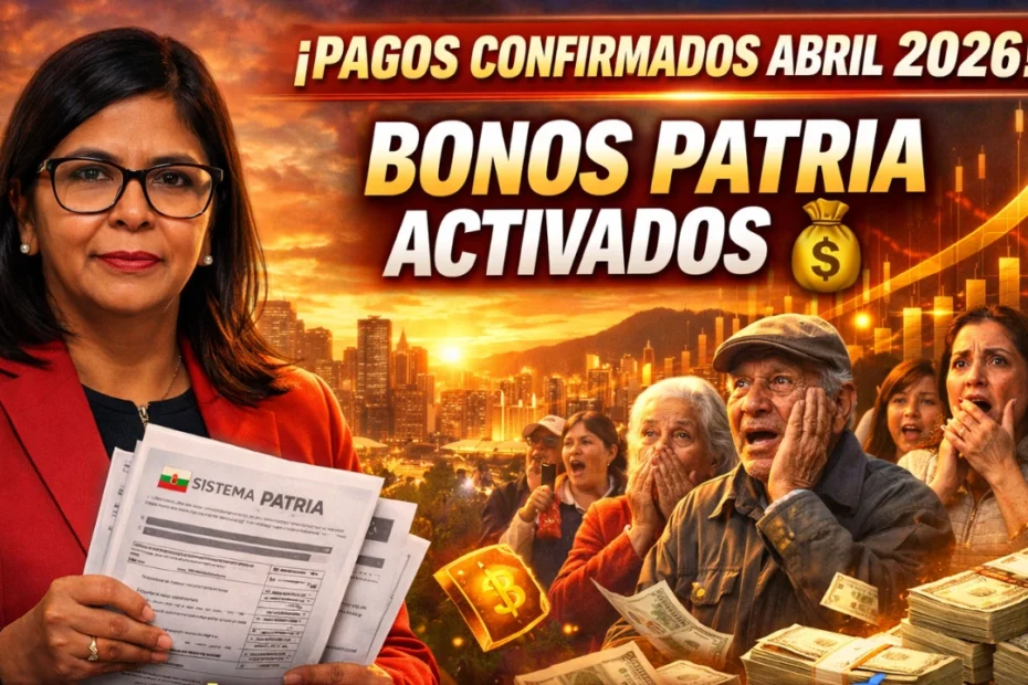 Bonos Patria Abril 2026 - Fechas, Montos y Calendario Completo Explicado Fácil