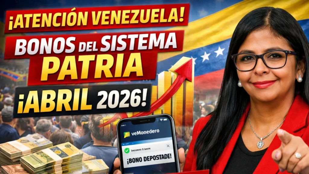 Bonos Patria Abril 2026 - Fechas de Pago y Montos Confirmados Paso a Paso