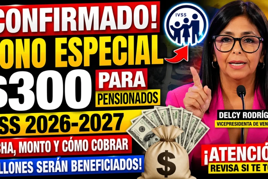 IVSS Bono de $300 en 2026–2027 - ¿Realmente los Pensionados Recibirán Este Pago Especial