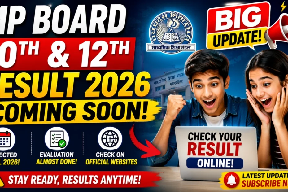 MP Board 10th, 12th Result 2026 Expected Soon - Latest Update, Date & How to Check Online