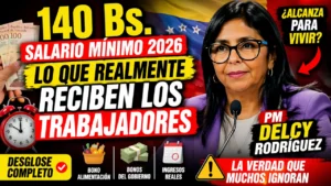 Salario Mínimo de 140 Bs. en 2026 - lo que Realmente Reciben los Trabajadores